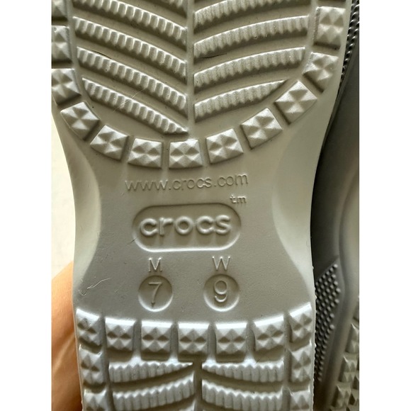 Crocs Baya II Slide Sandals Unisex Men 7 Women 9 Grey Lightweight Comfort New main image 4